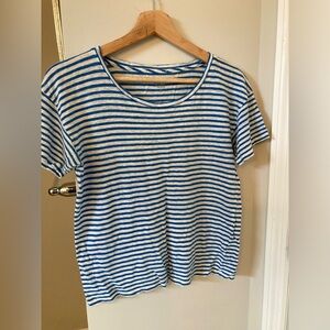 J crew linen tee shirt